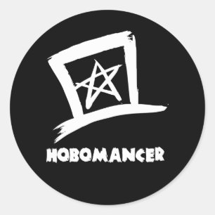 Hobomancer Hobo Sign Sticker