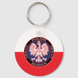 Hobson Polish Texan Key Ring
