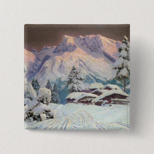 Hocheisgruppe, Austria 15 Cm Square Badge (Front)