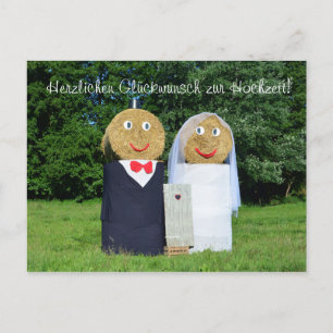 Hochzeit ....Glückwunsch Postcard