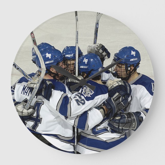 Hockey - Acrylic Wall Clock - HAMbyWhiteGlove (Front)