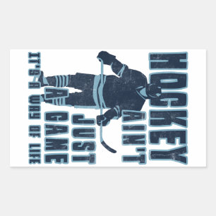 Hockey Ain't Just A Game Rectangular Sticker
