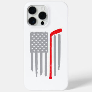 Hockey american flag iPhone 15 pro max case