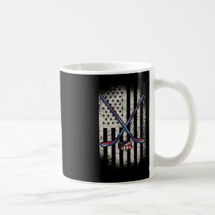 Hockey American Flag - Usa Ice Hockey Coffee Mug