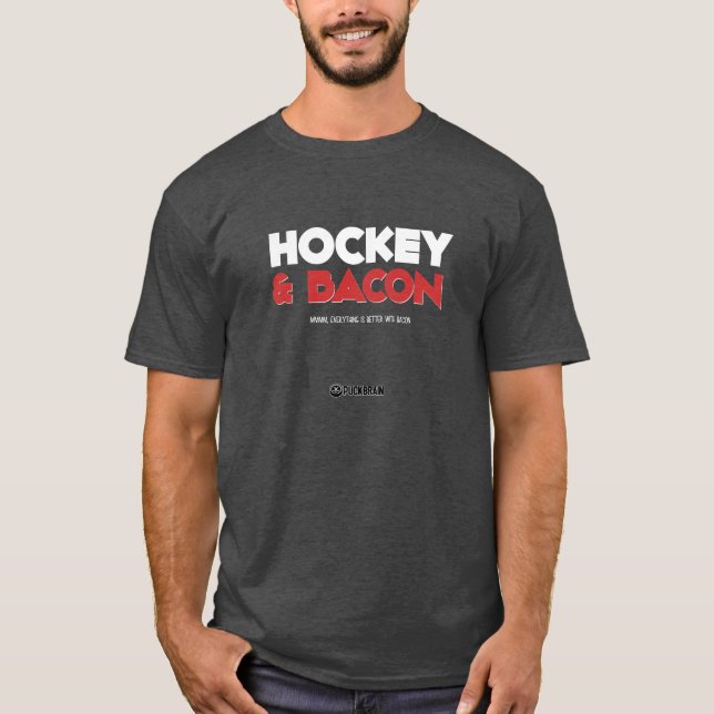 Hockey and Bacon T-Shirt (Front)