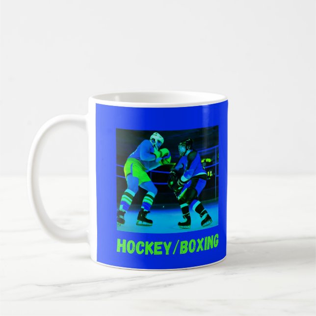 Hockey and Boxing Coffee Mug (Left)