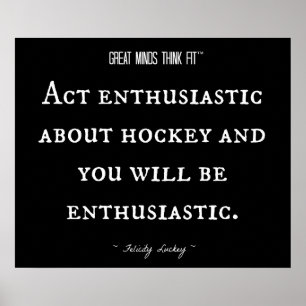 Hockey and Enthusiasm 015 Poster