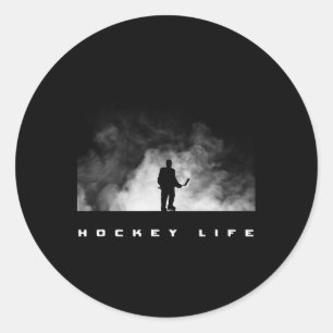 Hockey Apparel - Hockey 18  Classic Round Sticker