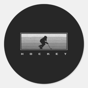Hockey Apparel - Hockey  Ice Hockey Player Gift  1 Classic Round Sticker