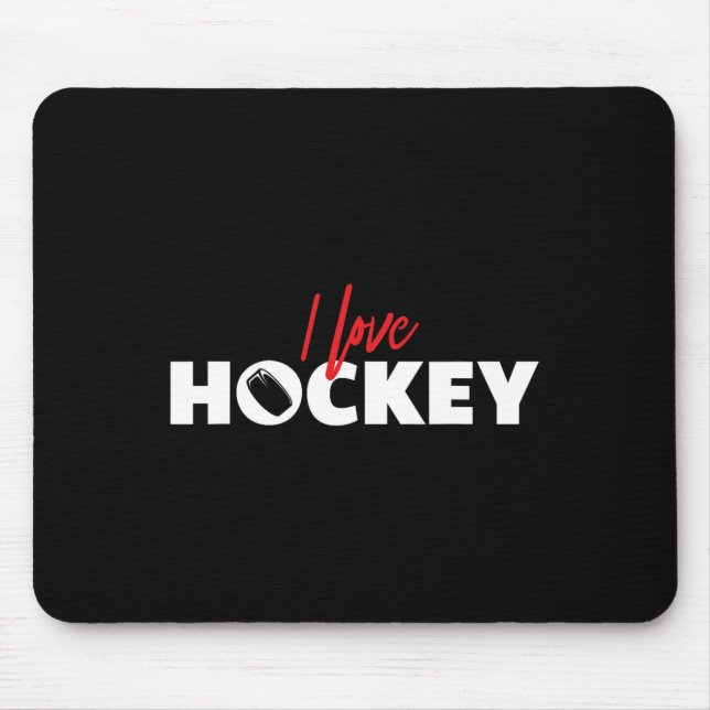 Hockey Apparel - Hockey  Ice Hockey Player Gift  2 Mouse Pad (Front)
