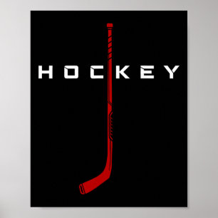 Hockey Apparel Sports For Players Fans Poster