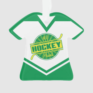 Hockey Aunt Customisable Jersey   Ornament