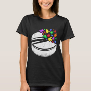 Hockey Autism Puzzle Men Women Kids Autism Awarene T-Shirt