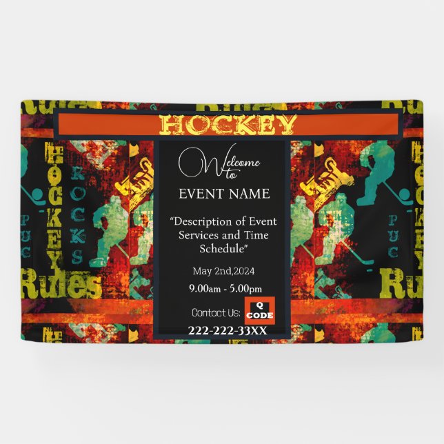 HOCKEY  BANNER (Horizontal)