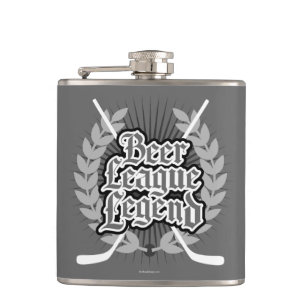 Hockey Beer League Legend Hip Flask