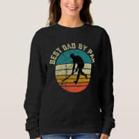 Hockey Best Dad By Par Frisbee Father's Day Vintag
