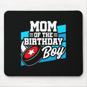 Hockey Birthday - Birthday Mum - Boys Hockey Birth Mouse Pad
