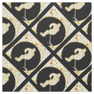HOCKEY BLING FABRIC
