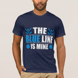 Hockey Blue Line  T-Shirt