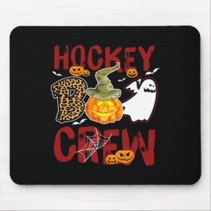 Hockey Boo Crew Halloween Players Coach Match Mouse Pad