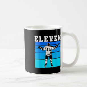 Hockey Boy 11th Birthday Eleven Ice Hockey Birthda Coffee Mug
