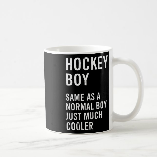 Hockey Boy Definition Funny  Coffee Mug (Right)