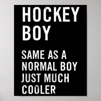 Hockey Boy Definition Funny  Poster