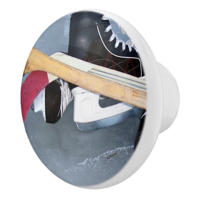 Hockey Ceramic Knob (Right)