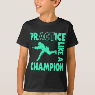Hockey Champion, aqua T-Shirt