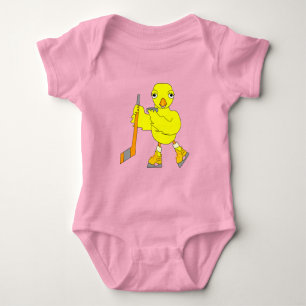 Hockey Chick Baby Bodysuit