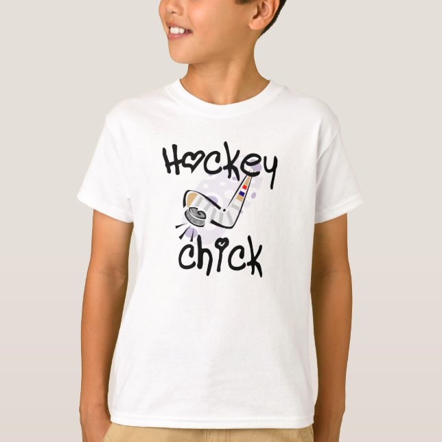 Hockey Chick T-shirts and Gifts (Front)