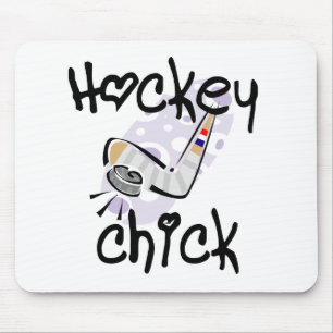 Hockey Chick T-shirts and Gifts Mouse Pad