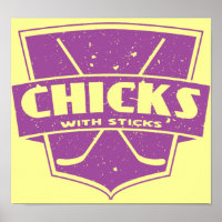 Hockey Chicks With Sticks