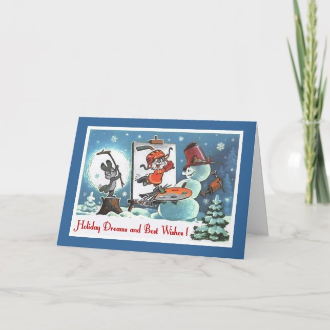 Hockey Christmas Card (Front)