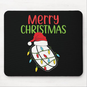 Hockey Christmas Fun Sport Christmas Ice Hockey Xm Mouse Pad