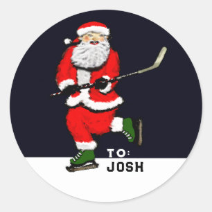 Hockey Christmas Gift Tags