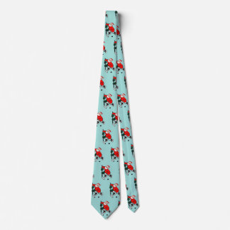 Hockey Christmas Holiday Tie