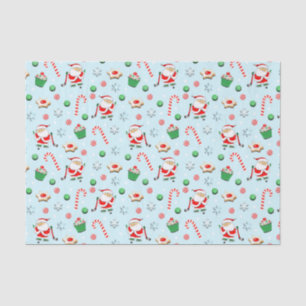 Hockey Christmas Holiday Tissue Paper