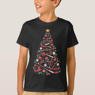 Hockey Christmas Tree  T-Shirt