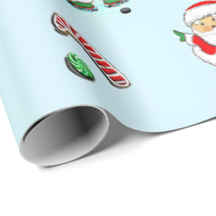 Hockey Christmas Wrapping Paper