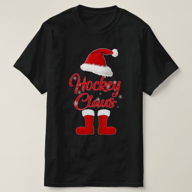 hockey claus T-Shirt (Design Front)