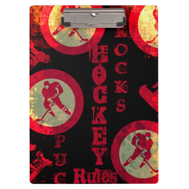 Hockey    clipboard (Front)