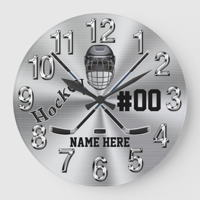 Hockey Clock for Great Gifts for Hockey Players (Front)