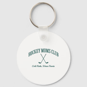Hockey Club Player Support Hockey Mom Key Ring