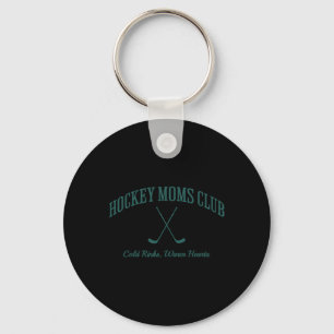 Hockey Club Player Support Hockey Mom Key Ring