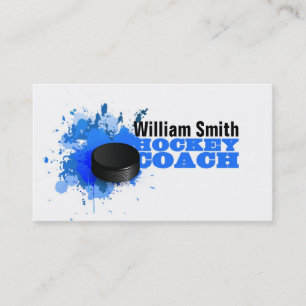 Hockey Coach Business Card