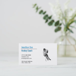 Hockey Coach Business Card