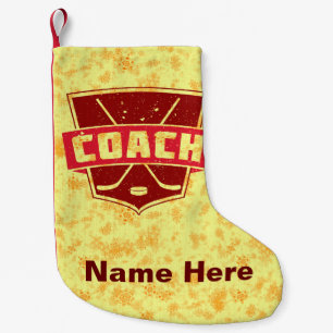 Hockey Coach Customisable Christmas Stocking