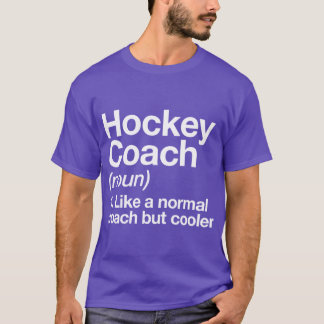 Hockey Coach Funny Definitionrainer Gift Design fa T-Shirt