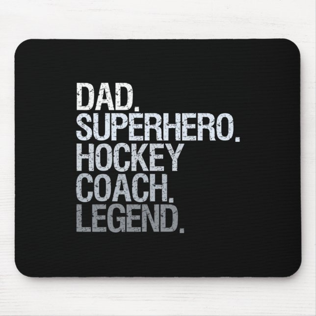 Hockey coach  Ice Hockey Player Gift  1 Mouse Pad (Front)